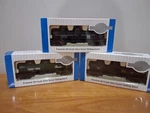 Bachmann Silver Series Ho Triple Dome Tanker Cars Lot Of 3. Fixed Price $42.00.