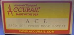 Accurail Ho Scale Acl 50 Combo Door Boxcar #5309 Atlantic Coast Line W/. Fixed Price $14.99.