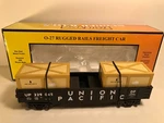 Mth Rail King Gauge Union Pacific Gondola Car W/ Crates 30-4210B Box. Fixed Price $36.00.