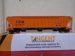 Tangent Scale Models Illinois Central Gulf PS-2 4750 Covered Hopper 11241 Icg. Fixed Price $52.95.