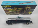 Ho Scale Athearn 1576 40' Sd Tank Wrnx 4803 Warren Petroleum Blue Box. Fixed Price $15.00.