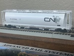 Canadian National Cylindrical Covered 4 Bay Hopper Car - Map Logo Scale New. Fixed Price $76.95.