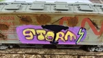 Scale Atlas Master Line Custom Weathered + Graffiti Slab Side Covered Hopper. Fixed Price $49.60.