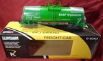 K-line Scale Basf Wyandotte Classic Caustic Soda Aluminum Tank Car K6332-8011. Fixed Price $69.95.