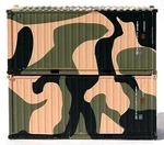 Jacktermco 20' Std Container Emsu Camo - #205398. Fixed Price $17.10.