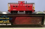Reading And Northern Custom Painted Weaver Gauge Northeastern Caboose 92844. Fixed Price $99.99.
