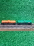 (2) Upgraded Cox Ho Shell And Simpson 40' Single Dome Tank Car. Fixed Price $21.99.