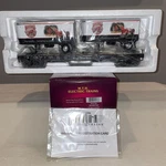 Mth Premier Nickel Plate Road Flat Car W/ Farmall Pup Trailers 20-95732 New!. Fixed Price $169.99.