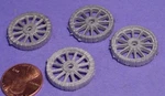O/ON3/ON30 Truck Or Wagon Wheels Wiseman Model Services Detail Parts #O305. Fixed Price $6.00.