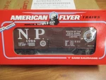 Amer Flyer 6-48485 Np Boxcar Nasg '94 (12/11/25) Chicago Collection. Fixed Price $25.00.