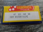 Roundhouse Scale Kit - 40' Box Car #1069 Western Pacific. Fixed Price $13.95.
