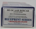 Branchline Ho #1011 Aar 50' Boxcar - Pennsylvania, Road #604019, New/box. Fixed Price $19.95.