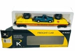 K-line By Lionel Milwaukee Road Operating Searchlight Car & Truck Mow Crane. Fixed Price $99.95.