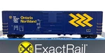 Ho Exactrail EE-1509-4 Evans 5277 Single Door Boxcar Ontario Northland #7906. Fixed Price $59.99.
