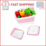 Hovom Collapsible Dish Basin With Drain Plug, 8.5L 2.2 Gallon Foldable Wash. Fixed Price $21.05.