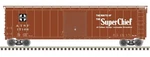 Atlas Ho 20007525 - Master 50' Postwar Single Door Box Car 'santa Fe' #17106. Fixed Price $32.47.