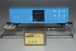 Scale Roundhouse Boston & Maine 50' Single Door Boxcar 79045 C51833. Fixed Price $17.99.