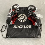 Bucklos Bc 708 Cycling Shoes Men Size: 7.5 Carring Bag Red, White And Black. Fixed Price $32.75.