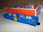 Lionel 1926311 Chessie 52 Foot Gondola With Coils + Box. Fixed Price $75.00.