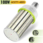 480V -100 Watt Led Corn Light Industrial High Bay Fixture E39 Bulb Lamp -13500LM. Fixed Price $63.39.