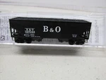 Micro Trains Baltimore & Ohio 33' 2-BAY Hopper Car # 727044 W/ Load Scale. Fixed Price $22.00.