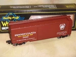 Weaver O-scale 3-RAIL Pennsylvania PS1 40' Box Car #24293 ITEM#3077. Fixed Price $20.00.