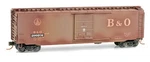 Micro Trains 031 44 390 Weathered 50' Sd Box Baltimore & Ohio Rd# 299202. Fixed Price $22.50.