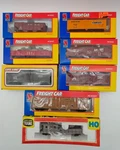Vintage Life-like Ho Scale Freight Car Collection Set Of 8 W/ Boxes. Fixed Price $39.99.