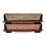 Tyco Ho Scale 4365 Southern Railroad Pulpwood Cars - Lot Of 2. Fixed Price $19.77.