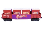 K-line Scale Nestle Treasures Advertising Gondola Car W/ Containers 6519012. Fixed Price $17.99.