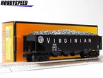 Mth Railking Virginian 4-BAY Hopper Car W/ Coal Load Gauge Train 30-75754 New. Fixed Price $68.84.