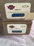 Ho Scale Broadway Limited Bli 420 Prr #9642 Emd F7 Ab Set. Fixed Price $251.90.