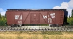 Scale Atlas 2367 Cb&q Wood Box Train Car 28008 Freight Brown Model Railroad. Fixed Price $12.00.