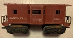Marx Train - 2225 Santa Fe Bay Window Caboose Gauge Project. Fixed Price $14.99.