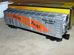 Mth 30-74728 Western Pacific Boxcar +. Fixed Price $40.00.