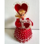 Vintage 1960S Push Pin Doll Sweetheart Valentine Red Sequin Lace Mid Century. Fixed Price $22.49.