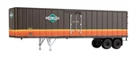 Walthers Scenemaster Ho Scale 40' Trailer (2-PACK) Illinois Central/ic/us Mail. Fixed Price $29.69.