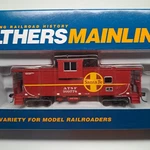 Walthers Mainline Ho 910-8709 Intl Extended Wide Vision Caboose Santa Fe Read. Fixed Price $34.99.