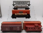 Lionel 6454, 6462-75, 6415, 6446 & 6257 Gauge Vintage Freight Cars /box. Fixed Price $70.49.