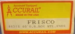 Accurail Ho Scale Frisco Sl-sf 40 Automobile Boxcar 4318 Wood Ends W/. Fixed Price $14.99.