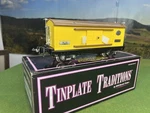 Mth Tinplate Traditions Gauge 2814 Boxcar Yellow/brown 10-8002 New. Fixed Price $95.00.