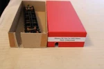 Ho Scale Athearn, 50' Flat Car With Stakes, Black Undecorated, Built. Fixed Price $24.00.