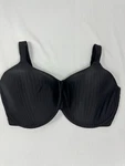 Playtex Women's Secrets Perfectly Smooth Underwire Bra Black Stripe Size 38DDD. Fixed Price $25.42.