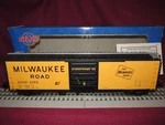 New Atlas 6576-2 Milwaukee Road 50' PS-1 Boxcar, 3 Rail, Gauge. Fixed Price $49.87.