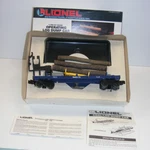 Lionel 1987 Operating Santa Fe Log Dump Car New 6-16611 D-3. Fixed Price $39.99.