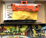 Ho Athearn 5364 Wide Vision Safety Caboose Kit Chessie Wm Renamed Illinois Centr. Fixed Price $39.99.
