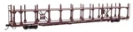 8046 Walthers Ho 89' Flatcar W/bi-level Open Auto Rack Western Pacific #930230. Fixed Price $40.50.