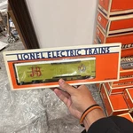 Lionel J & Billboard Reefer Car Gauge Yellow 6-9828 Refrigerator Advertising. Fixed Price $22.47.
