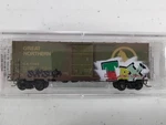 Micro-trains 02444360 Scale Weathered Great Northern #11160 40' Box Car. Fixed Price $32.95.