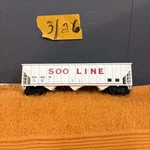G- Gauge Soo Line Covered Hopper Car #60929. Fixed Price $15.95.